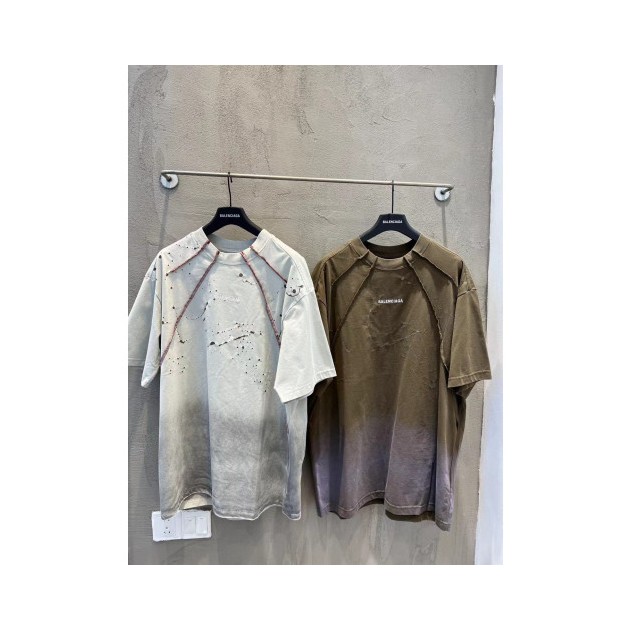 BALENCIAGA 발렌시아가 페인팅 반팔