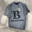 BALENCIAGA 발렌시아가 B로고 데미지 워싱 티셔츠
