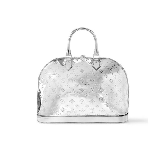 LOUIS VUITTON 루이비통 알마 GM 모노그램 코딩 캔버스 실버 M11835