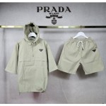 PRADA 프라다 쿨링 아노락 스트링 후드 &밴딩 팬츠 4COLOR