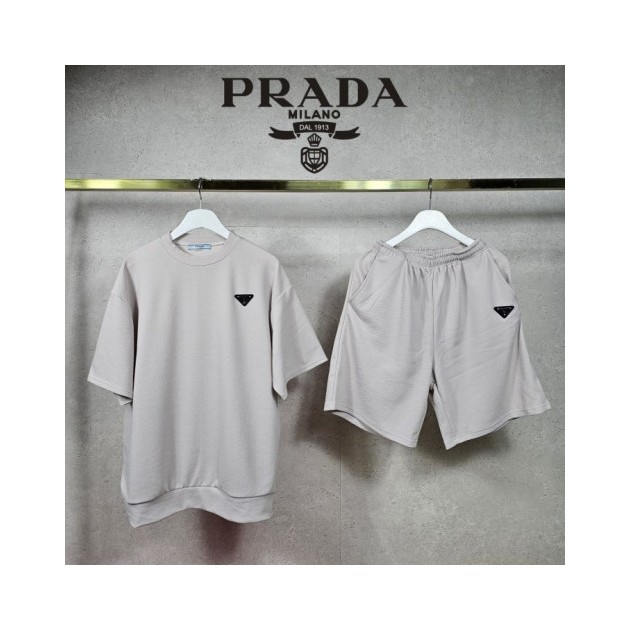 PRADA 프라다 쿨링 분또 클래식 라운드 &밴딩 팬츠 2COLOR