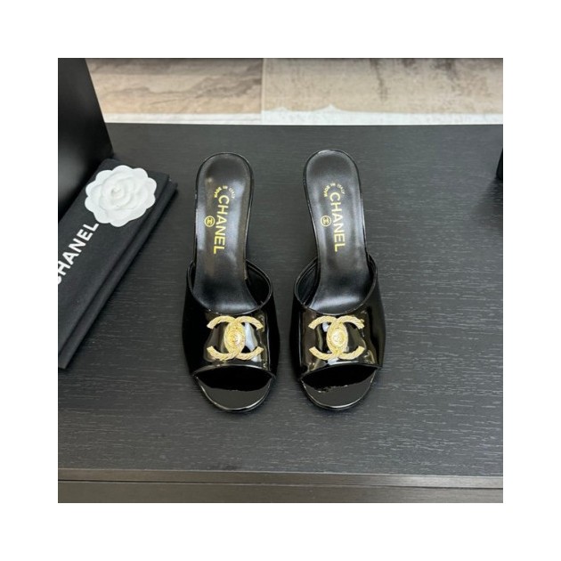 CHANEL 샤넬 여성용 슬리퍼 (굽높이8.5CM) C63786 2COLOR