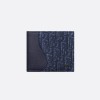 DIOR 디올 Saddle 2단 카드 오블리크 자카드 지갑 2ADBH