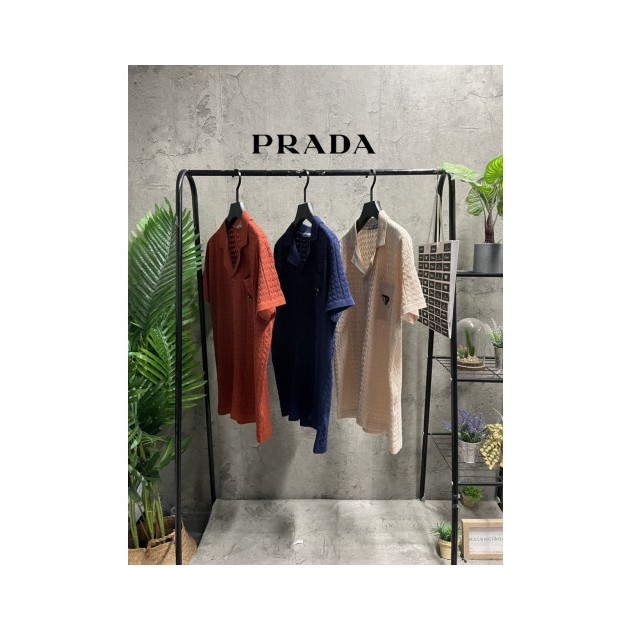PRADA 프라다 매쉬포켓 가디건