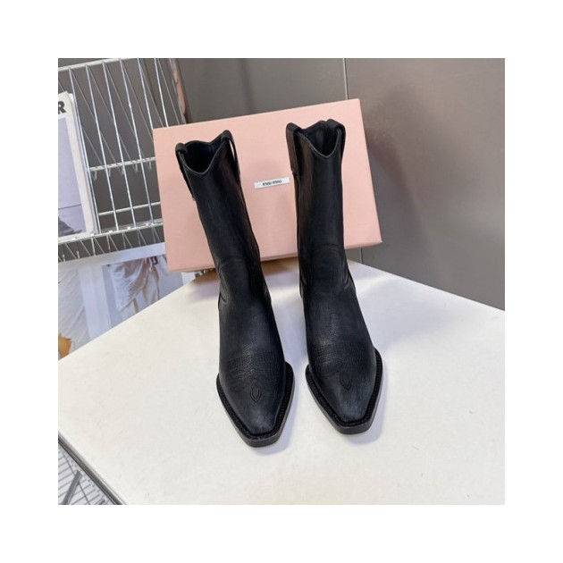 MIUMIU 미우미우 여성용 부츠 (굽높이5CM) M64202 2COLOR