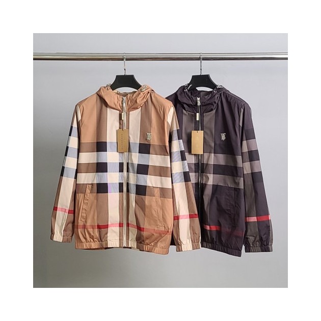 BURBERRY 버버리 TB탭 체크 자켓