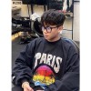 BALENCIAGA 발렌시아가 트로피칼 로고 프린팅 루즈핏 긴팔티셔츠 2COLOR
