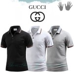 GUCCI 구찌 배색 반팔 카라티