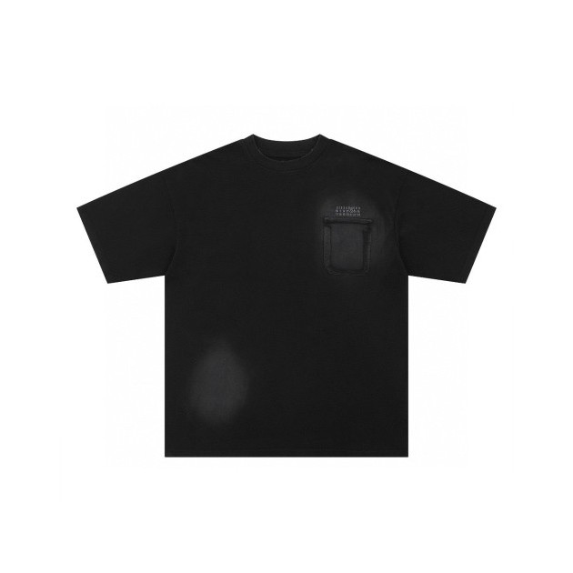MAISON MARGIELA 메종마르지엘라 빈티지워싱 자수 반팔티