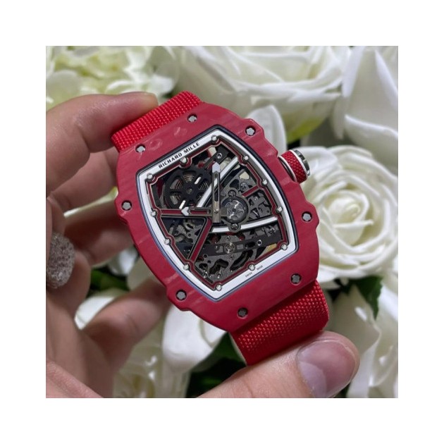 RICHARD MILLE 리차드밀 엑스트라 플랫 레드 카본 세바스티앙 오지에 RM67-02