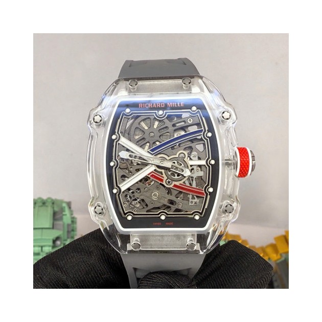 RICHARD MILLE 리차드밀 알렉시 팽튀로 화이트 크리스탈 케이스 RM67-02