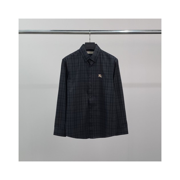 BURBERRY 버버리 기사자수 타탄체크 셔츠