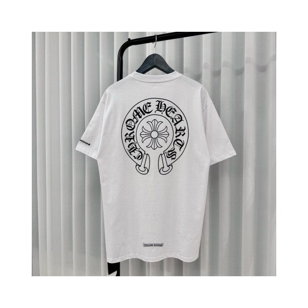 CHROME HEARTS 크롬하츠 홀스슈 포켓 로고 반팔 티셔츠 2COLOR