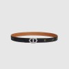 HERMES 에르메스 aillon Bubble 벨트 버클 Hermes sur Mer 리버서블 가죽 스트랩 (금장/은장)