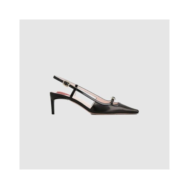ROGER VIVIER 로저비비에 비브 카나드 가죽 슬링백 펌프스 7223 5COLOR