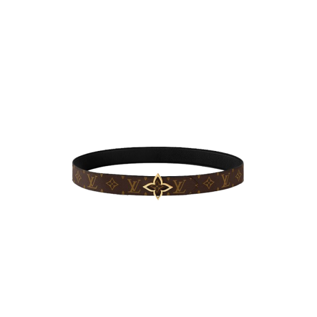 LOUIS VUITTON 루이비통 슬림 플라워 리버서블 벨트 M8899U (금장/은장/흑장)