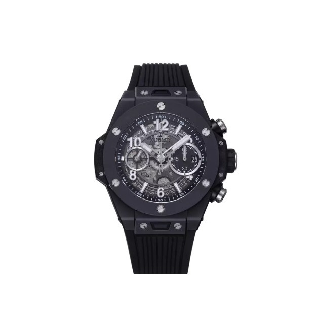 HUBLOT 위블로 빅뱅 크로노그래프 블랙 세라믹 베젤 42mm 441.CI.1171.RX
