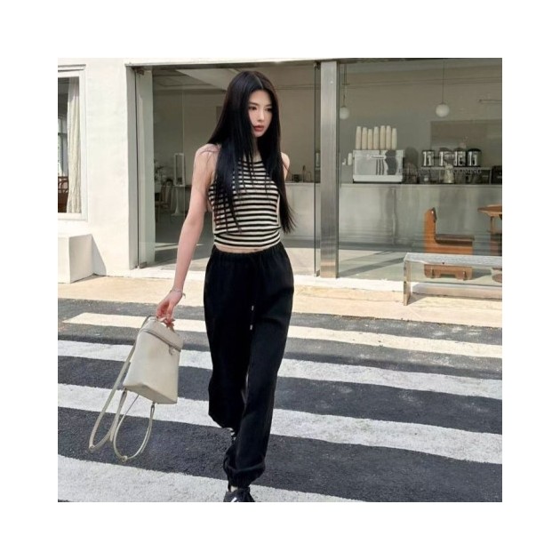 PRADA 프라다 뒷포인트 밴딩 팬츠