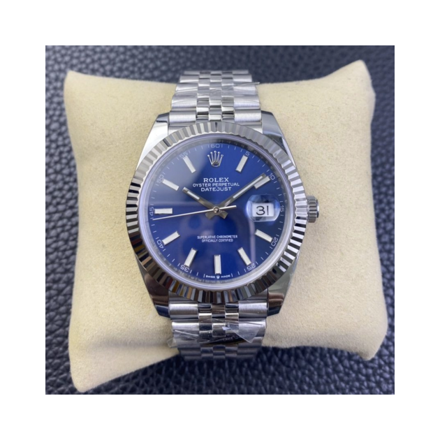 ROLEX 로렉스 데이저스트 청판 다이얼 바인덱스 쥬빌레 41mm 126334