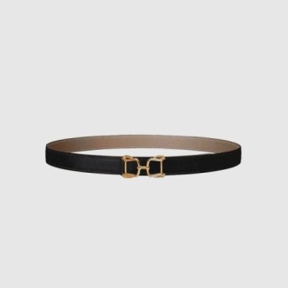 HERMES 에르메스 아라베스크 벨트 버클 리버서블 가죽 스트랩