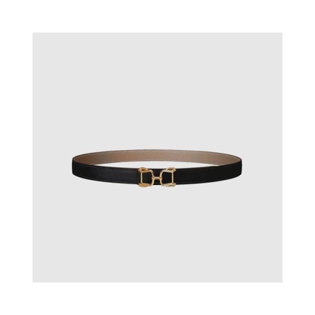HERMES 에르메스 아라베스크 벨트 버클 리버서블 가죽 스트랩