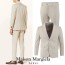 MAISON MARGIELA 메종마르지엘라 넘버로고 레더탭 싱글 슬림슈트