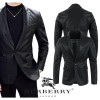BURBERRY 버버리 싱글 레더 자켓