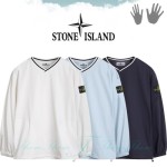 MAISON KITSUNE 메종키츠네 오버핏 브이넥 맨투맨