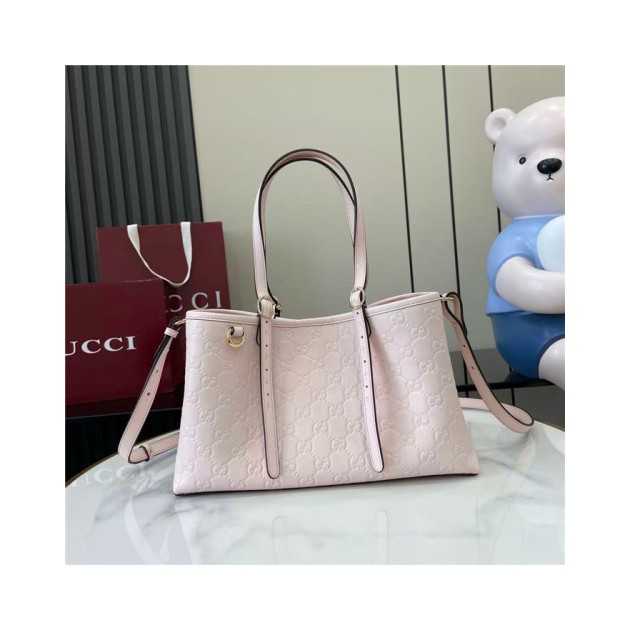GUCCI 구찌 GG 엠블럼 스몰 토트백 815214