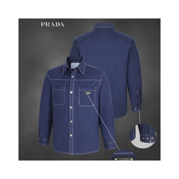 PRADA 프라다 데님 남방 자켓