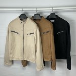MAISON MARGIELA 메종마르지엘라 투지퍼 스웨이드 자켓
