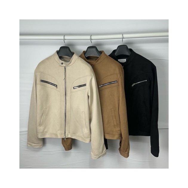 MAISON MARGIELA 메종마르지엘라 투지퍼 스웨이드 자켓