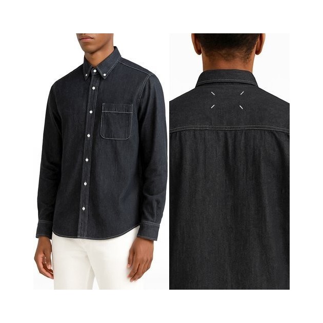 MAISON MARGIELA 메종마르지엘라 생지 데님 셔츠