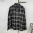 CHROME HEARTS 크롬하츠 크로스 포인트 플란넬 체크 셔츠