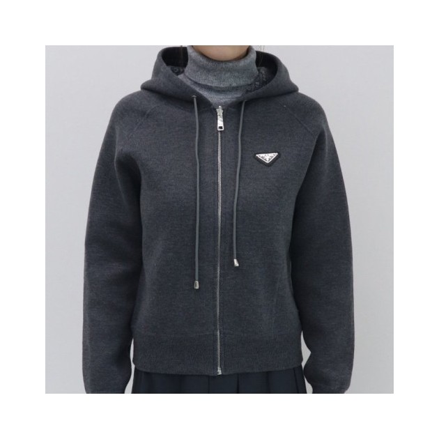 PRADA 프라다 리버서블 울 캐시미어 양면자켓