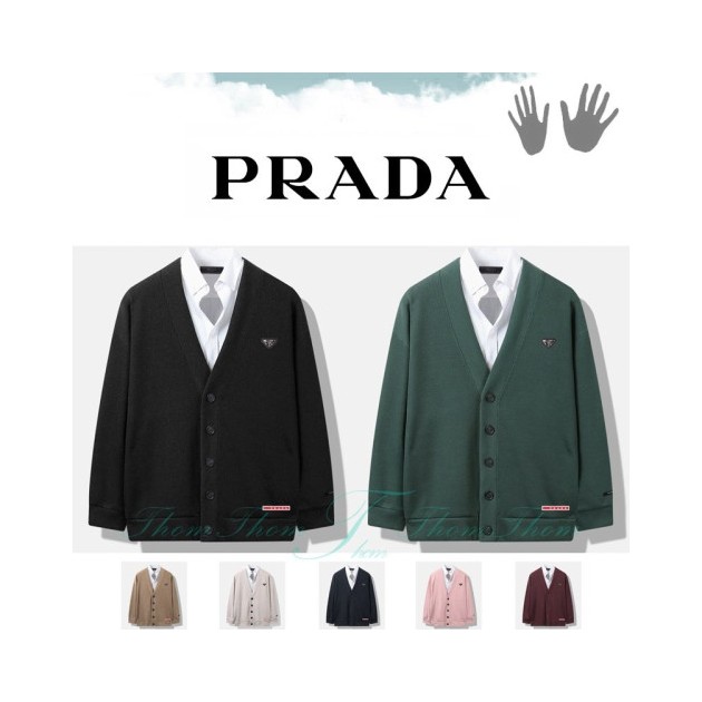 PRADA 프라다 빅 오버핏 가디건