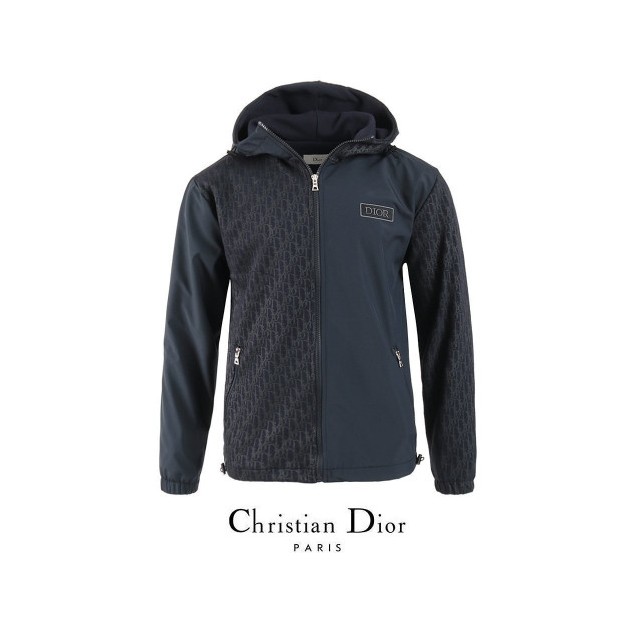 DIOR 디올 배색 전판 나염 바람막이