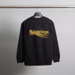 BALENCIAGA 발렌시아가 오렌지웨이브 코튼 맨투맨