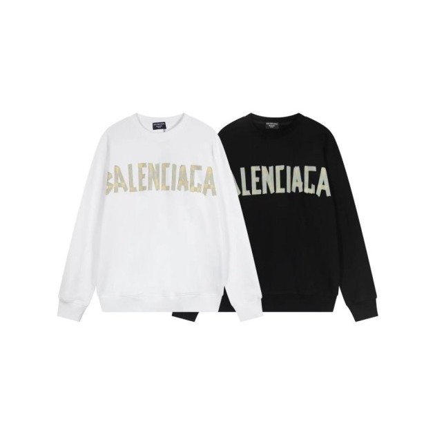 BALENCIAGA 발렌시아가 테이프 로고 맨투맨
