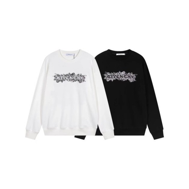 GIVENCHY 지방시 그래피티 자수 로고 맨투맨