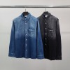 MAISON MARGIELA 메종마르지엘라 포켓자수 데님 셔츠