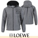 LOEWE 로에베 아나그램 스퀘어 자수 윈드 자켓