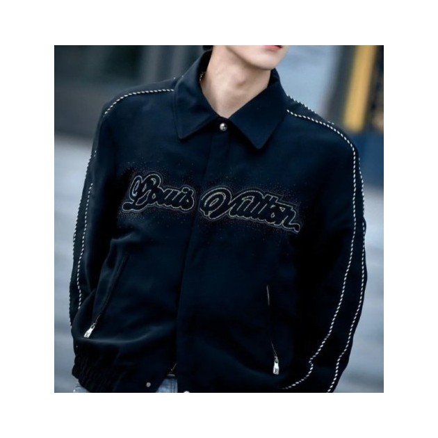 LOUIS VUITTON 루이비통 엠벨리시드 붐버 자켓