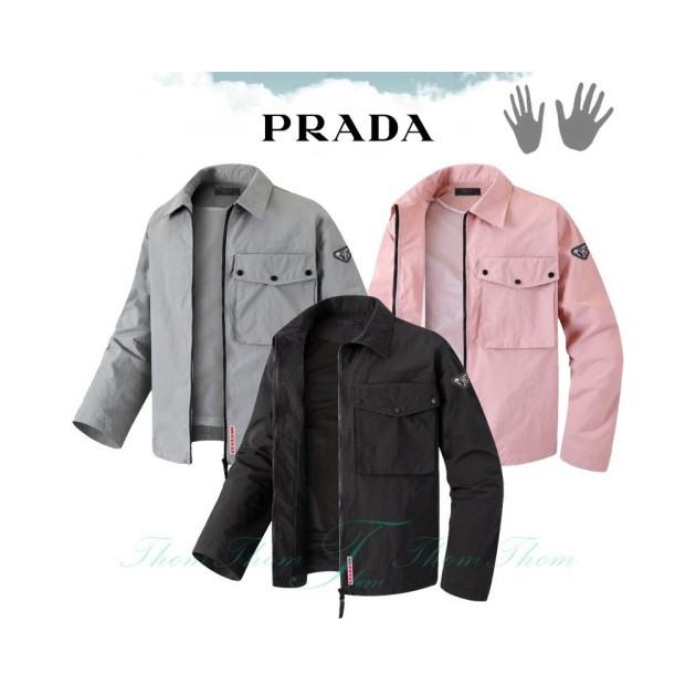 PRADA 프라다 빅포켓 바람막이 점퍼