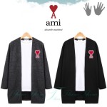 AMI 아미 베이직 오픈 숄 가디건