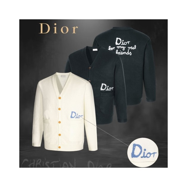 DIOR 디올 힐튼 넬 자수 가디건