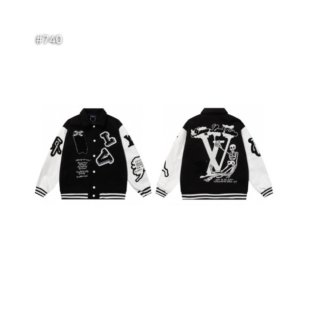 LOUIS VUITTON 루이비통 LV 바시티 블루종 자켓