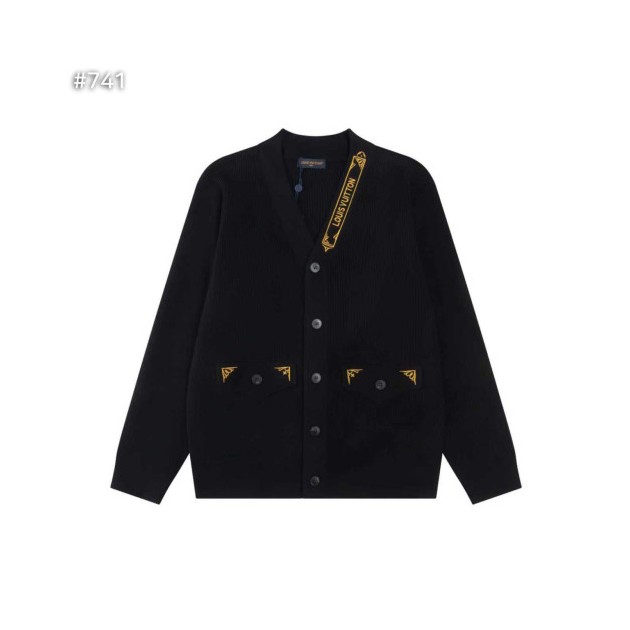 LOUIS VUITTON 루이비통 엠브로이더드 시그니처 가디건