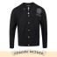 CHROME HEARTS 크롬하츠 실버 스티치 말굽 울 가디건