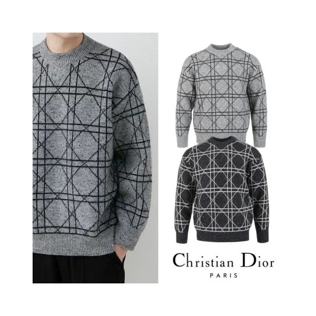 DIOR 디올 까나쥬 램스울 니트 스웨터